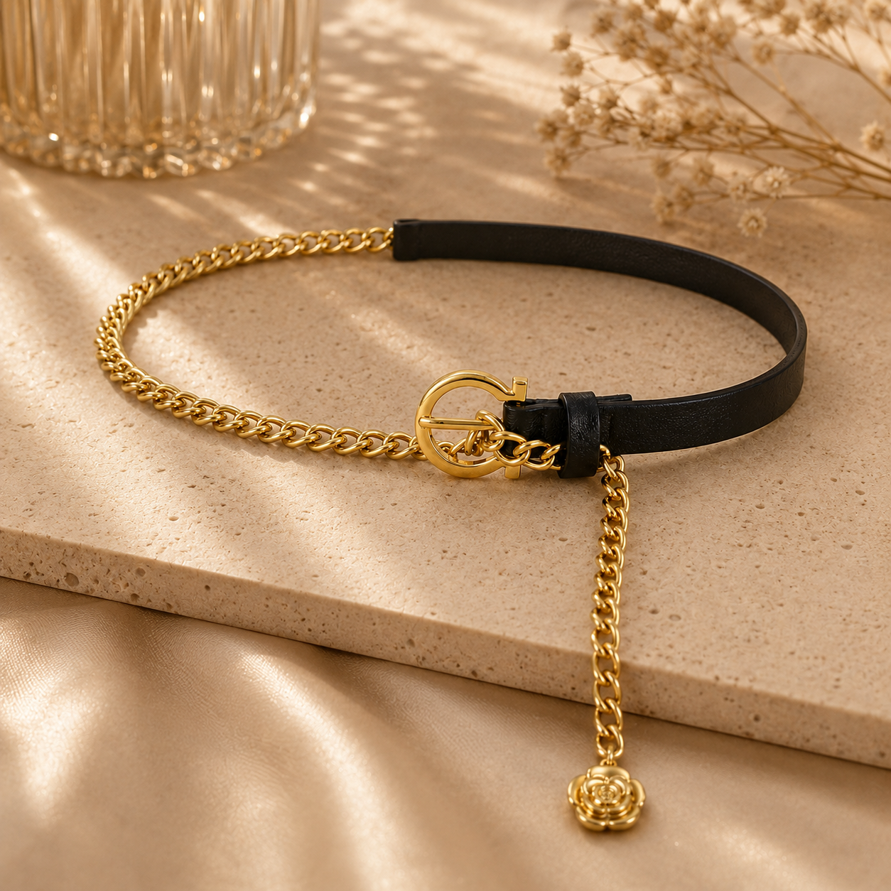 Waist chain belt