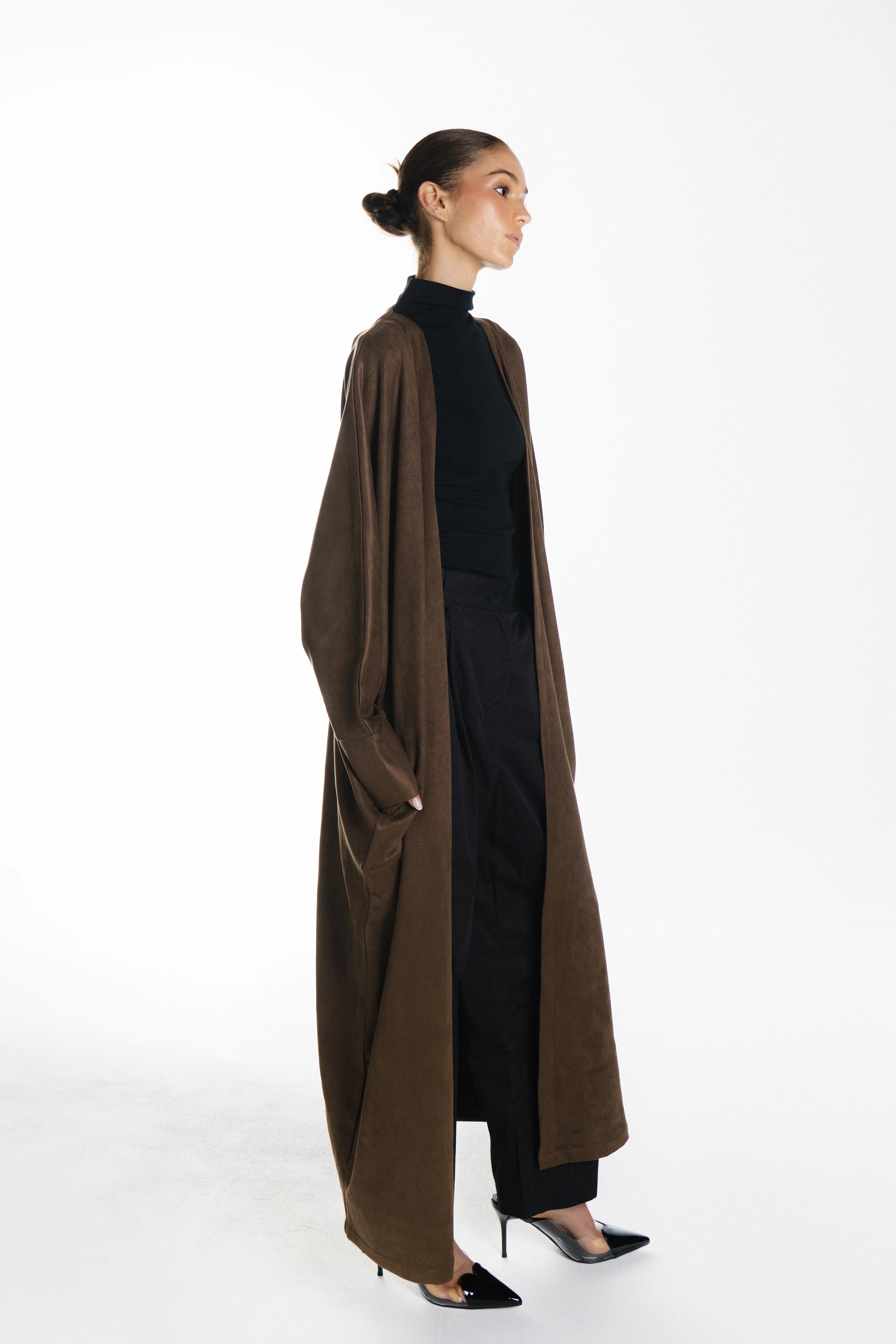 Signature Suede Abayah