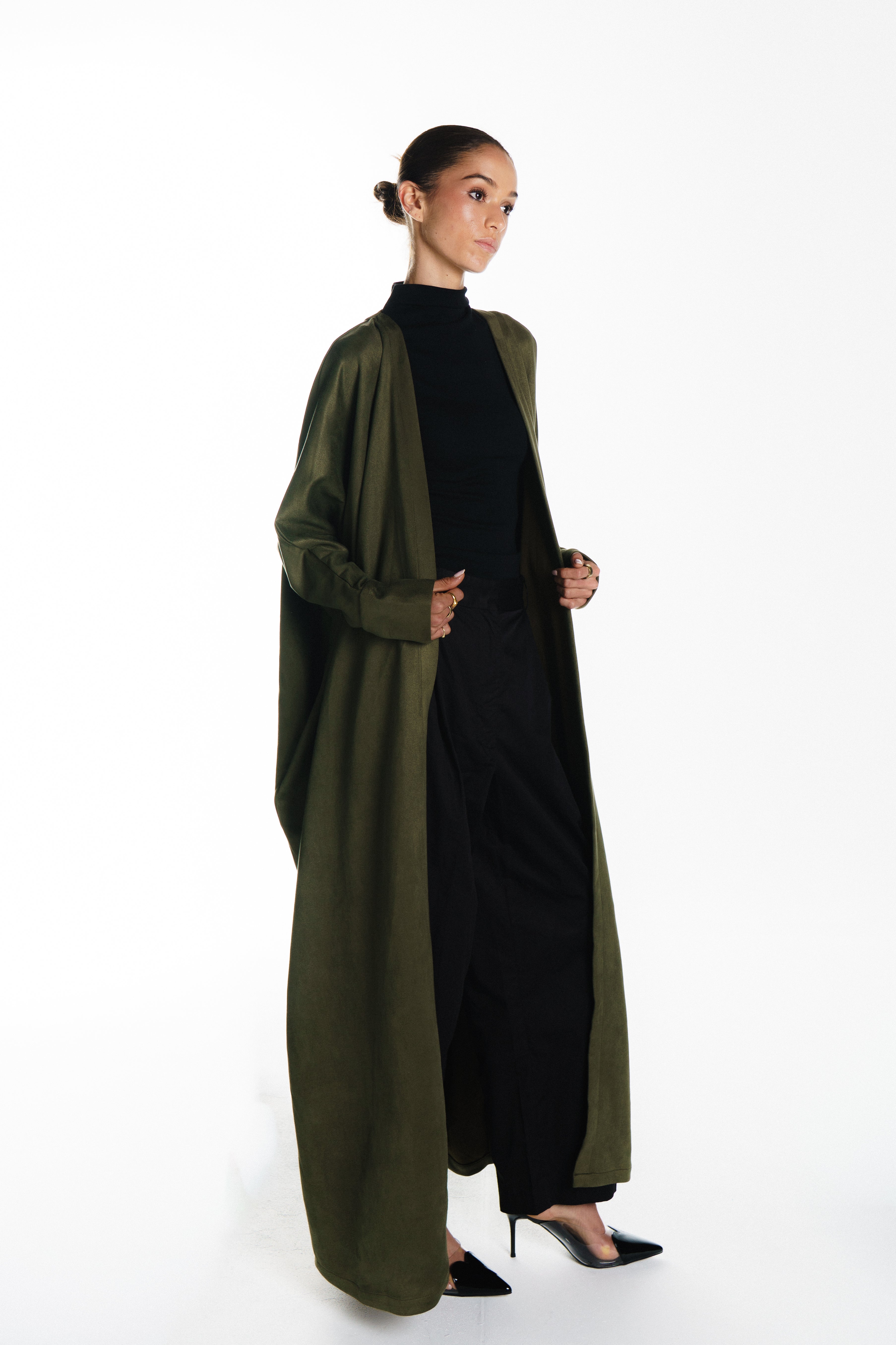 Signature Suede Abayah