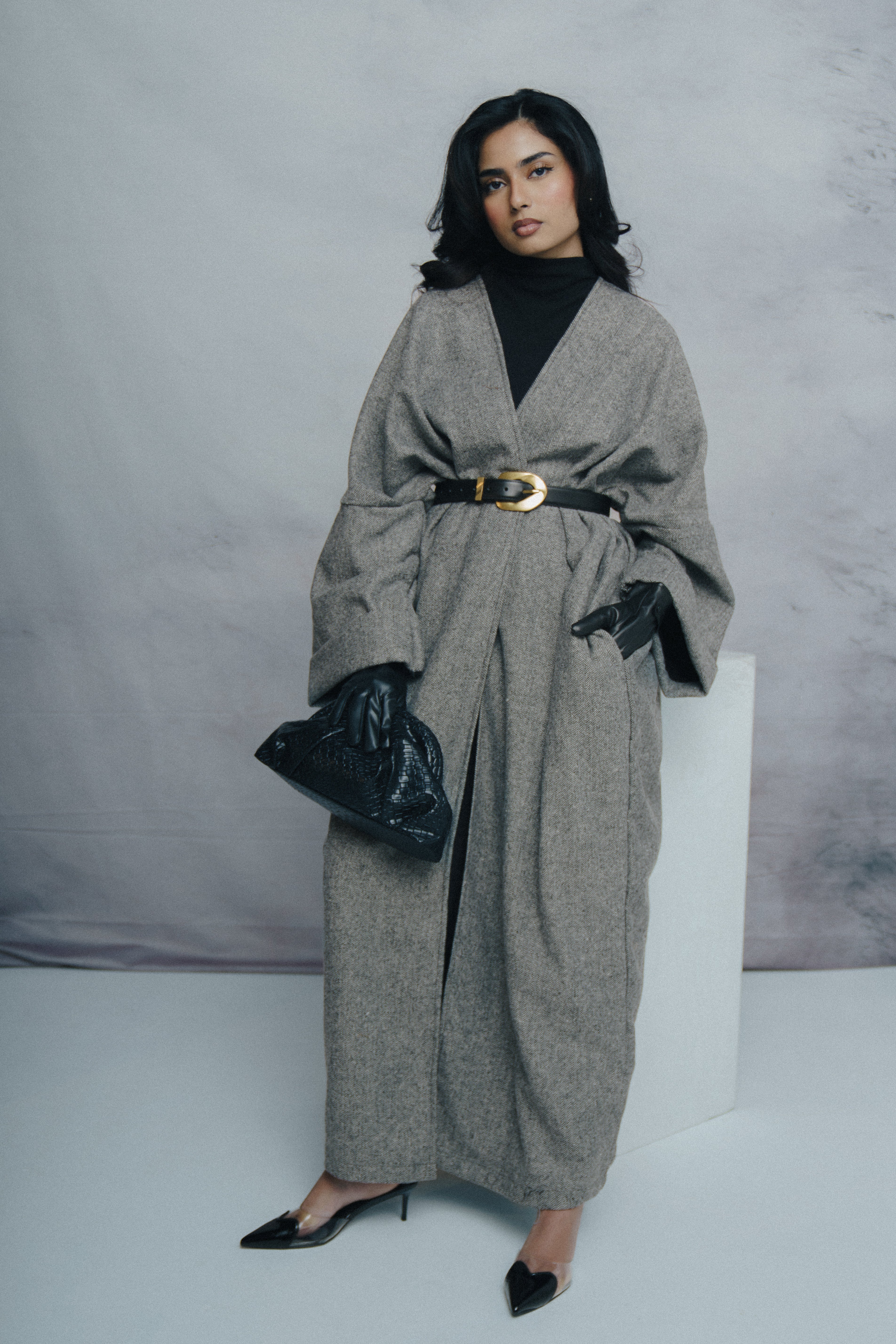 Lyrah wool Abaya