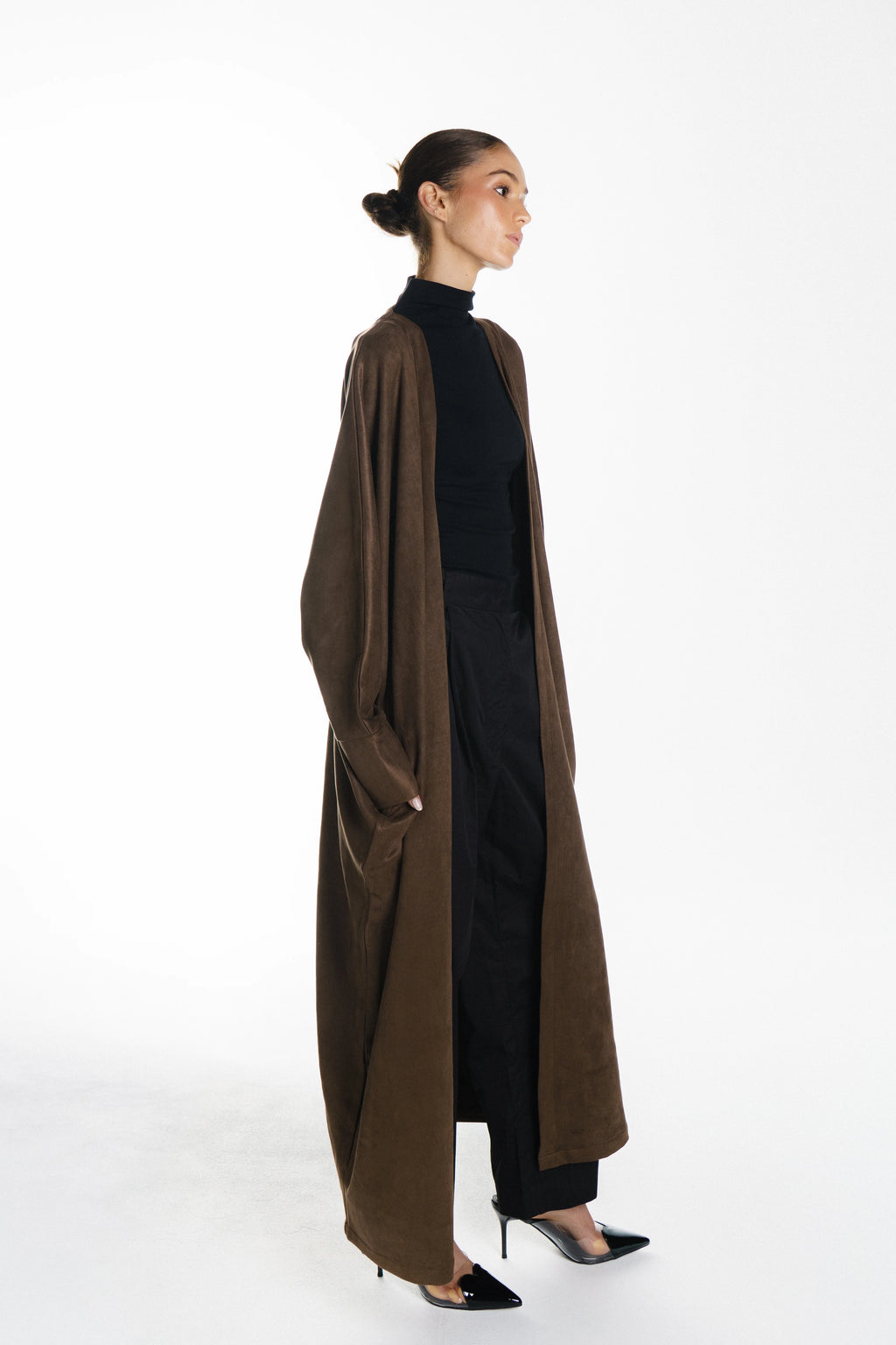 Signature Suede Abayah