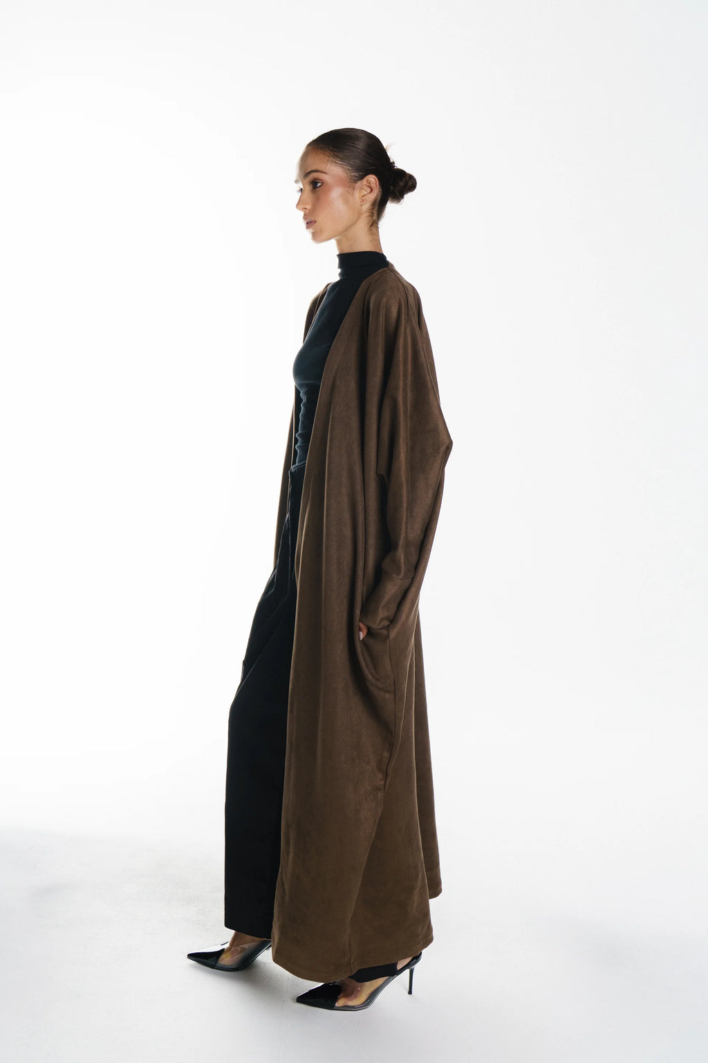 Signature Suede Abayah