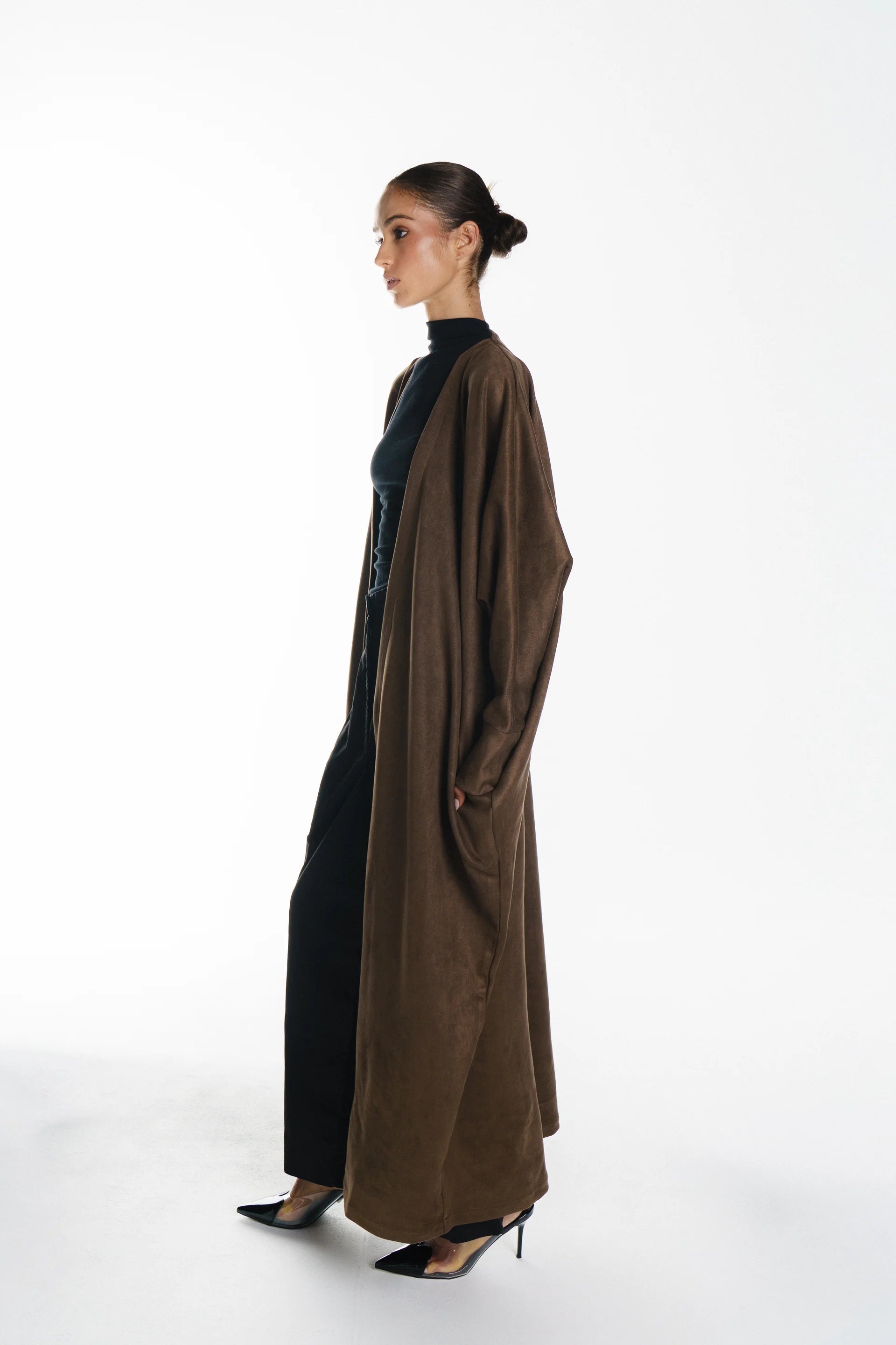 Signature Suede Abayah